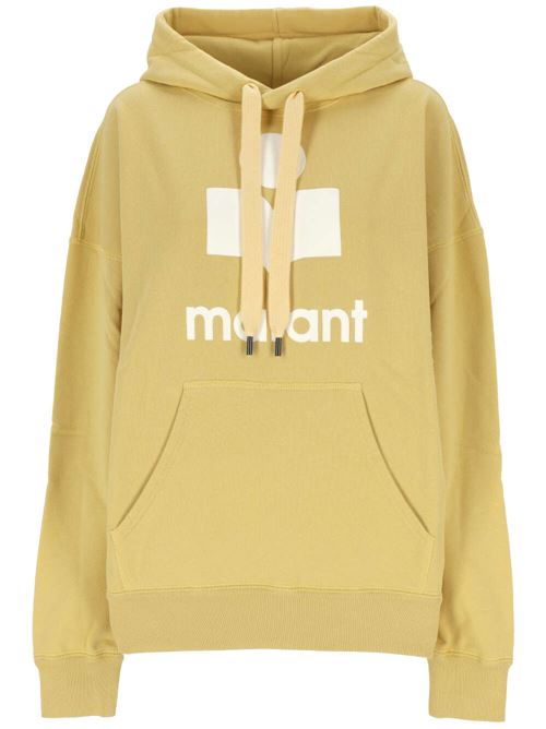 Sunlight yellow organic cotton sweatshirt MARANT ETOILE | SW0001FAA1M07ESUEC